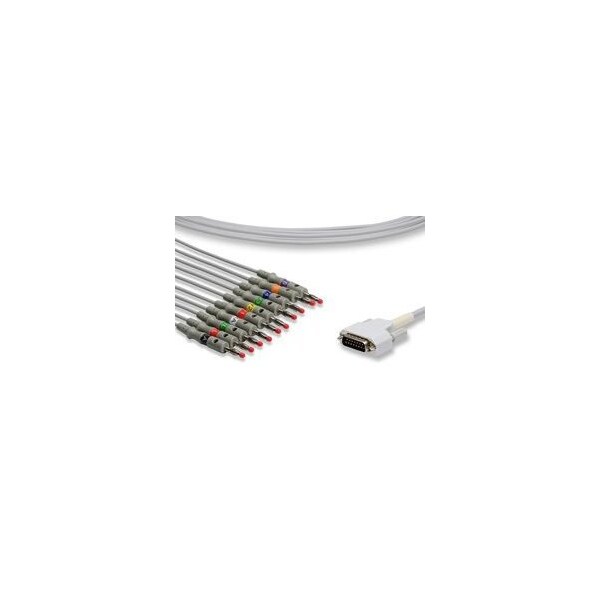 Ilb Gold Replacement For Edan, Se-1201 Direct-Connect Ekg Cables SE-1201 DIRECT-CONNECT EKG CABLES - main